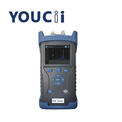 Hand Held Optic Fiber Tester Sumber Cahaya Daya Output Yang Dapat Disesuaikan Stabilitas Yang Baik