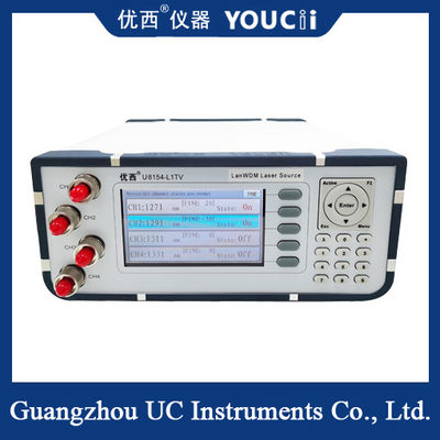 Empat panjang gelombang Empat Saluran Output Lan Sumber cahaya WDM