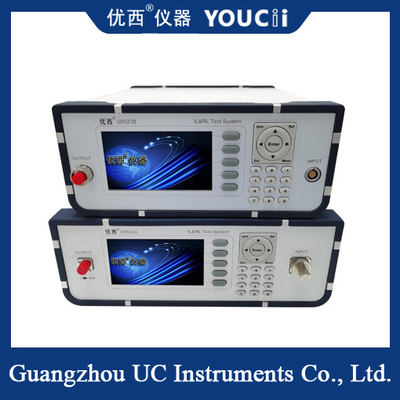 Instrumen Insertion Loss Return Loss Tester Sumber Cahaya Quad Ganda