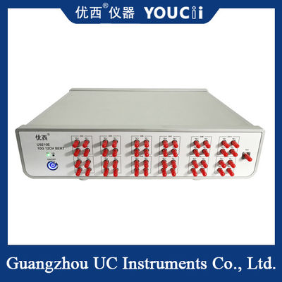 Instrumen Kesalahan Bit 10G 12 Saluran BERT Optik Kecepatan Penuh 15G