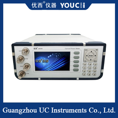 4 Channel Power Optical Meter Alat Uji Optik Presisi Tinggi