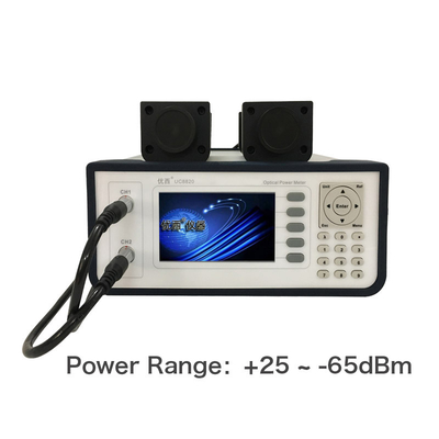 Pengukur Daya Optik Saluran Ganda 850nm hingga 1700nm Eksternal Probe