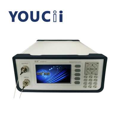 Desktop Attenuator Optik Variabel SMF Standar Dengan Rentang Attenuator 0 ~ 40 DB Atau 0 ~ 60 DB