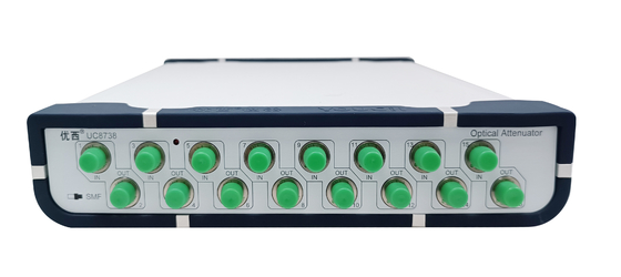 4Ch 8CH Variabel Optical Attenuator Atenuasi Komunikasi Optik