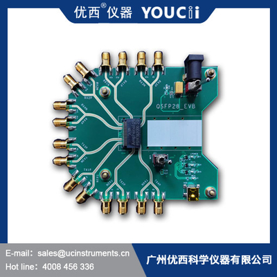 Papan Evaluasi SFP QSFP28 EVB Dengan Empat Input Dan Output 10G Hingga 32Gbps