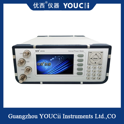 4 Channel Power Optical Meter Alat Uji Optik Presisi Tinggi