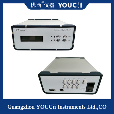 1*8 Channel Desktop Optical Switch Pemindaian Otomatis