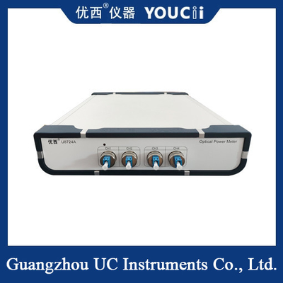 4-Channel PC-Controlled LC Adapter Optical Power Meter dengan built-in probe