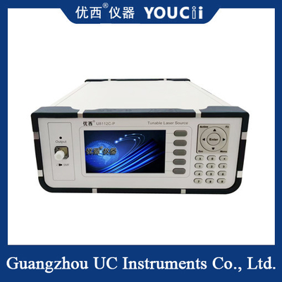 Sumber laser merdu benchtop C-band Daya Output 1525-1568nm/ 25 dB