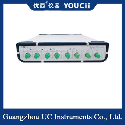 Pengukuran data paralel dengan attenuator optik 4/8 saluran yang dikendalikan secara optik