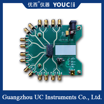 Papan Evaluasi SFP QSFP28 EVB Dengan Empat Input Dan Output 10G Hingga 32Gbps