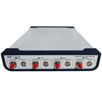 Sumber Laser Tunable Multichannel LanWDM Sumber Cahaya Akurasi Panjang Gelombang 1.0nm 0,01dB