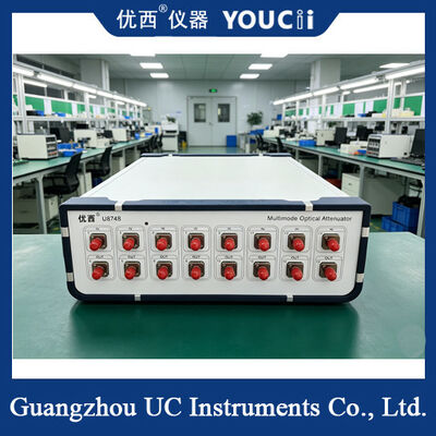 8 saluran Multi-Layer Optical Attenuator Dengan ± 0.05dB Repeatability