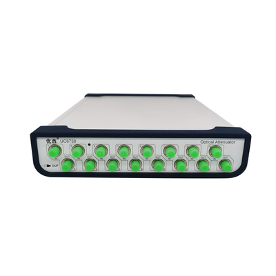 8 Channel VOA Variabel Attenuator Optik 1310 / 1550 /1610 nm